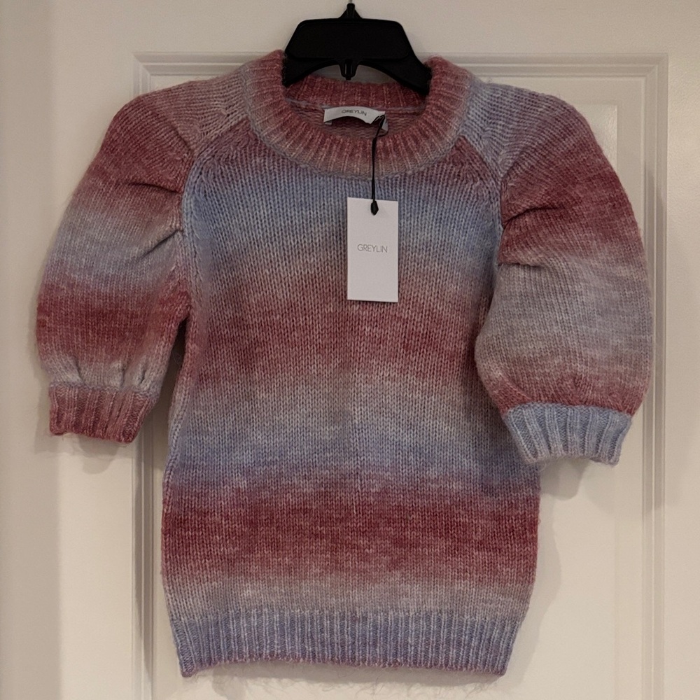 Greylin Women's Ombre Sweater - Rose and Blue